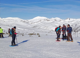 Rutas con raquetas de nieve